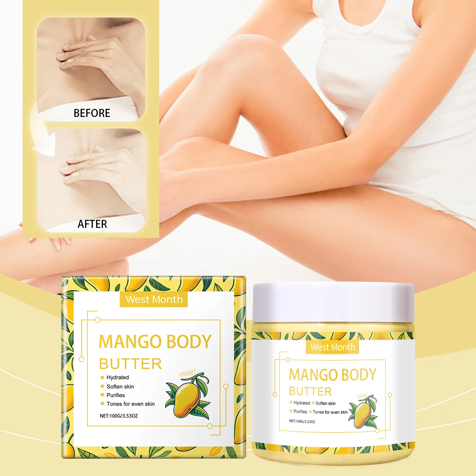 Увлажняющий крем для тела может восстанавливает грубую и тусклую кожу - Фотография_2