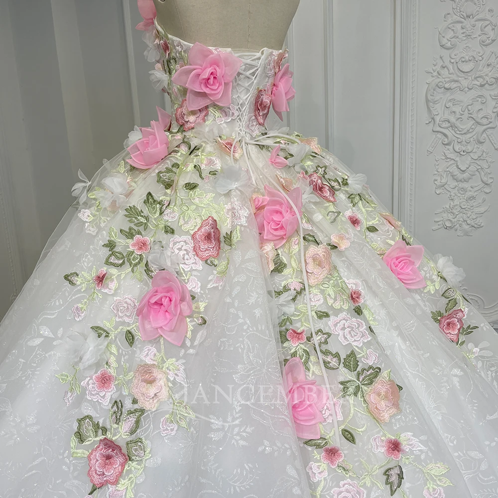 Платья quinceanera без бретелек - Фотография_6