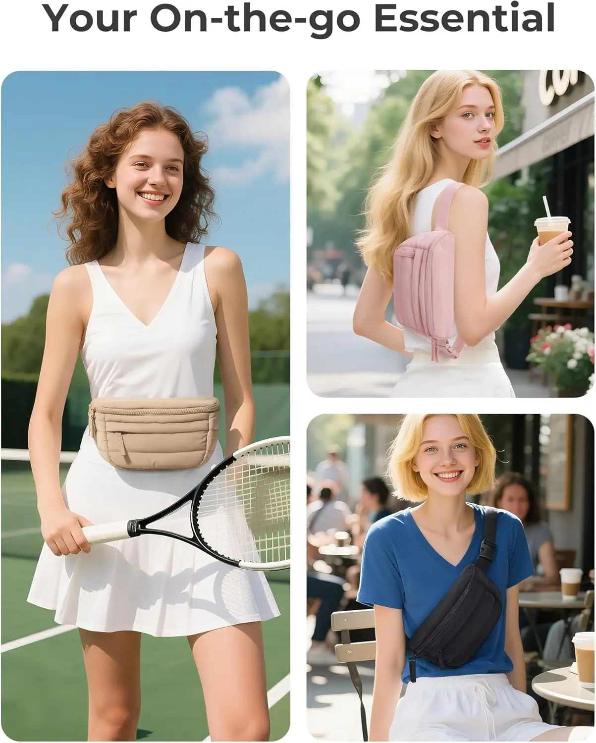 Bagsmart поясные сумки для женщин - Фотография_4