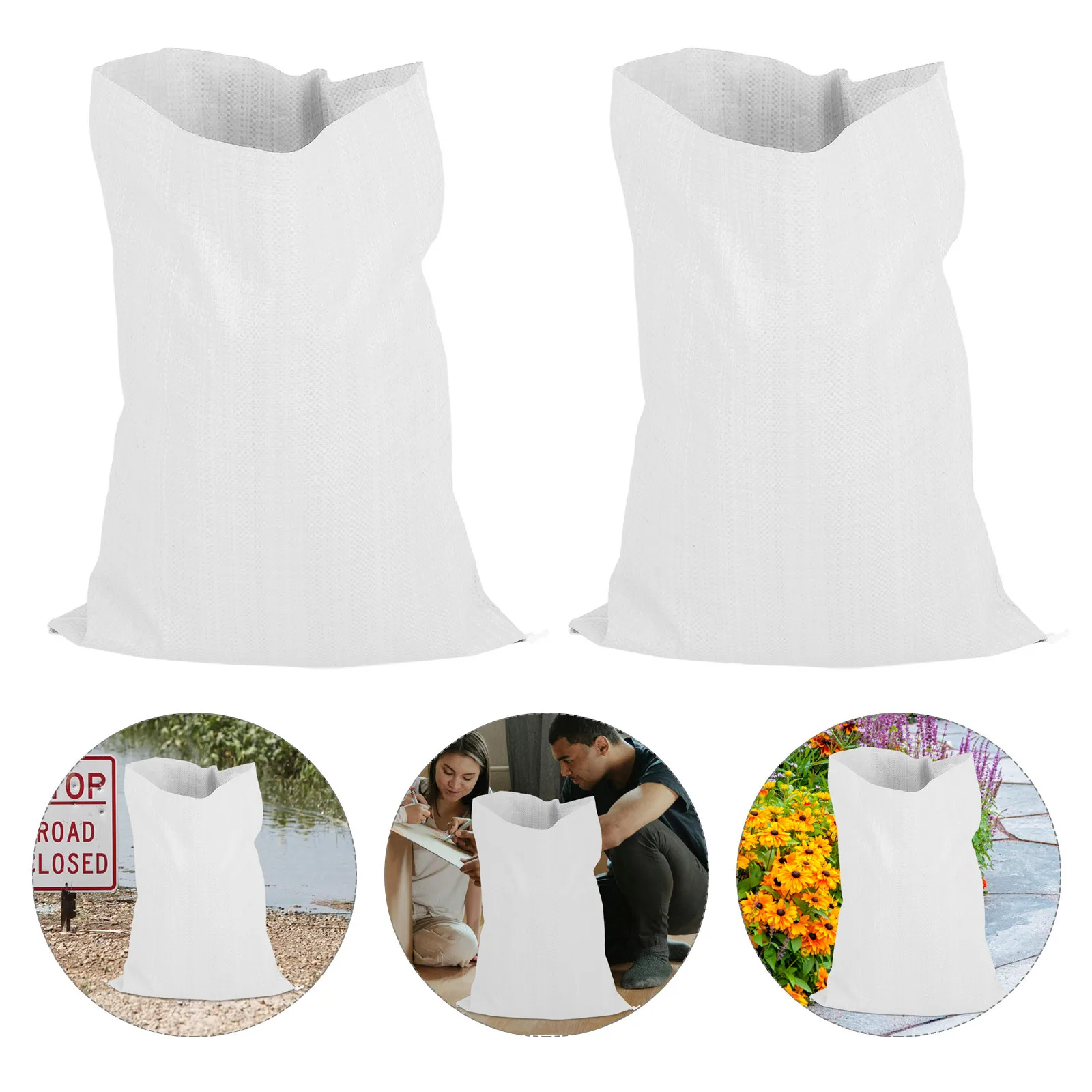 Мешки с песком для борьбы с наводнениями