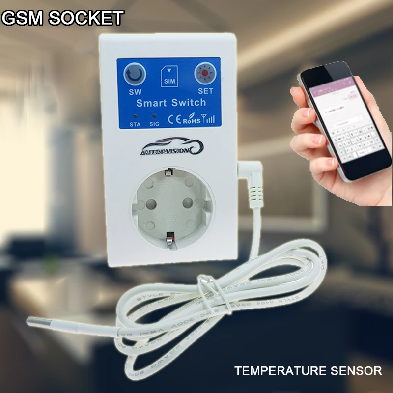 Розетка gsm с датчиком температуры - Фотография_2