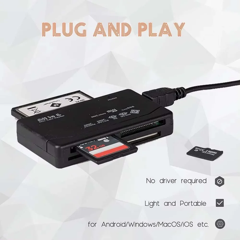 «все в одном» устройство чтения карт памяти usb 2 - Фотография_4
