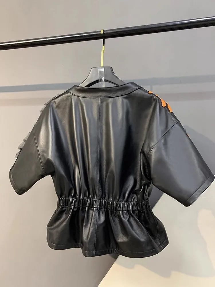 Женская куртка из натуральной кожи из овчины - Фотография_2