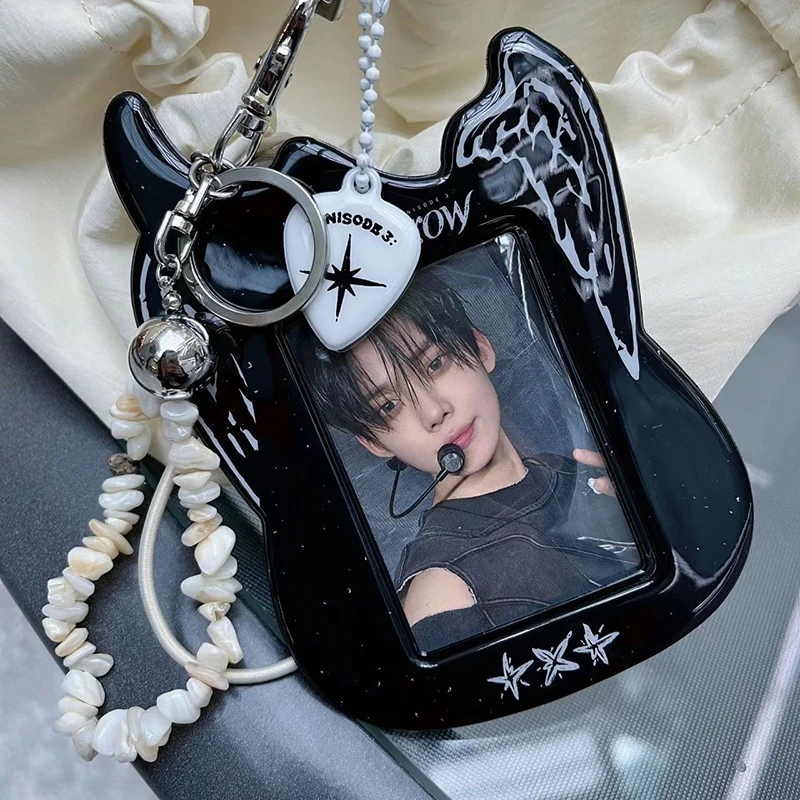 Black guitar idol photocard holder - Фотография_4