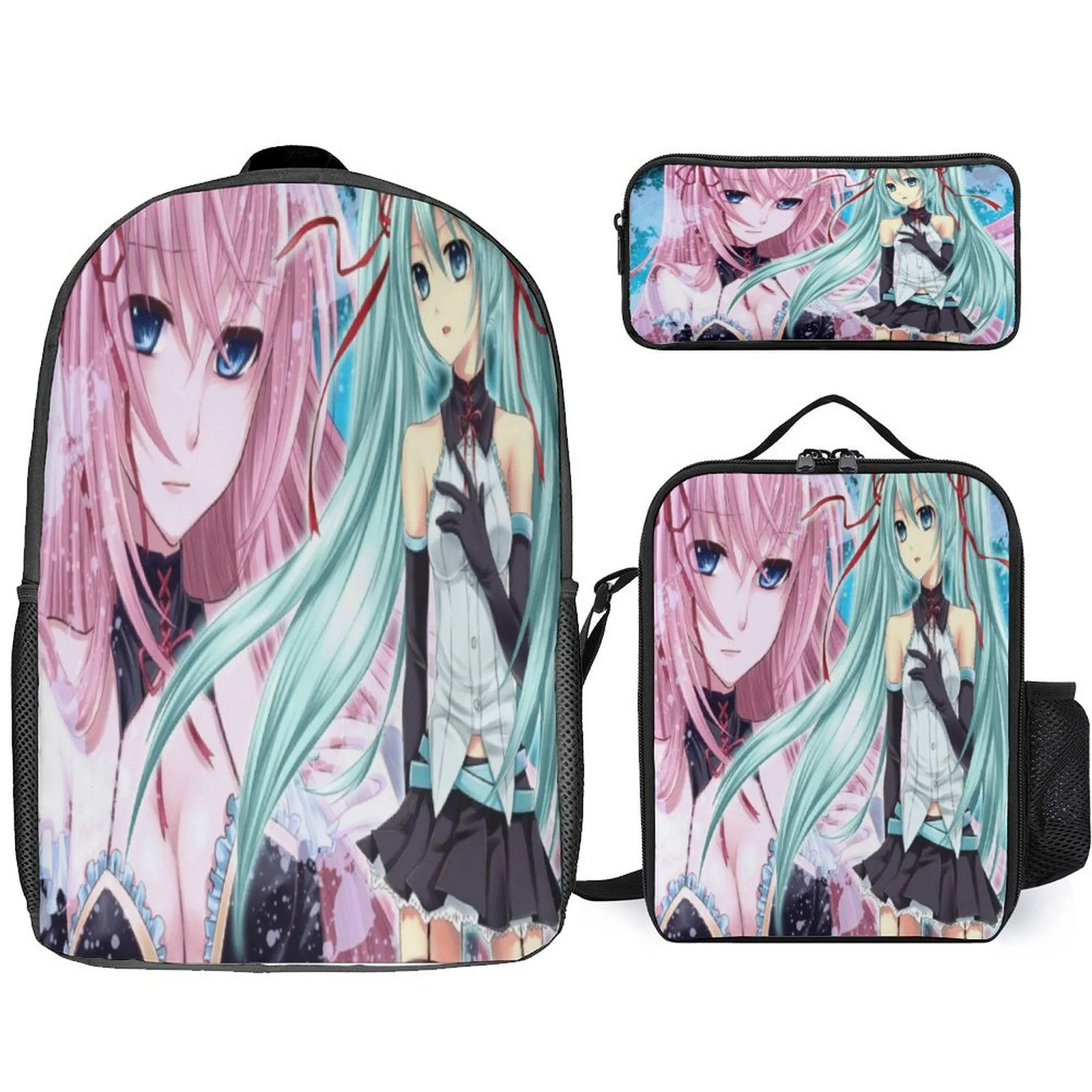 Горячий легкий студенческий рюкзак hatsune miku