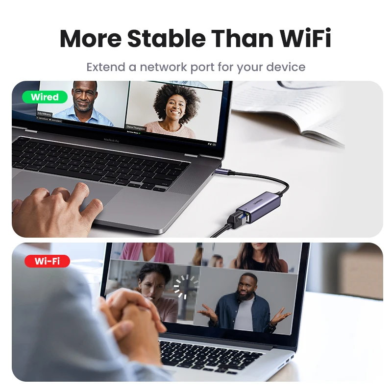 Адаптер ugreen usb c ethernet 1000 - Фотография_3