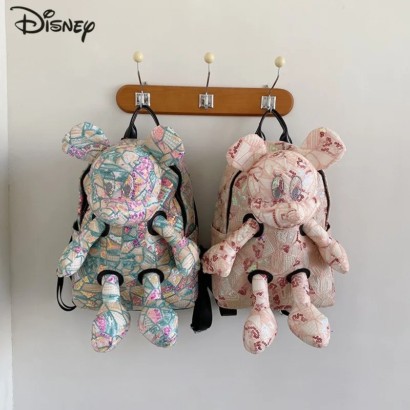 Индивидуальный рюкзак с изображением микки диснея и граффити - Фотография_4