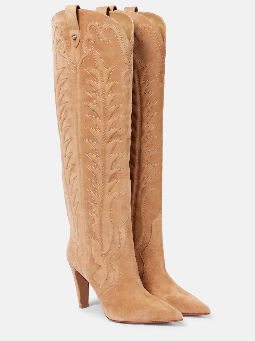 Сапоги ruede в стиле пэчворк с вышивкой - Фотография_6