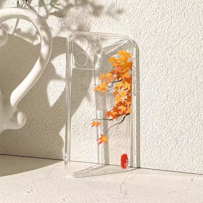 Maple leaf creative art осенний