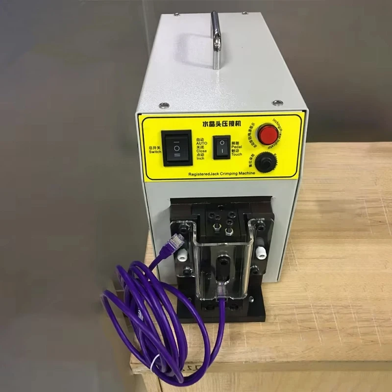 Dy-5130 полуавтоматическая машина для обжима проводов и кабелей rj45 - Фотография_6