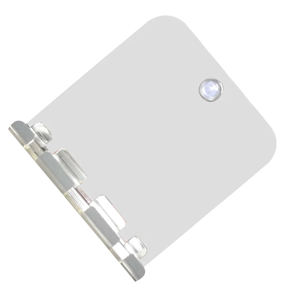 Квадратное серебряное зеркало для ванной комнаты без запотевания - Фотография_2