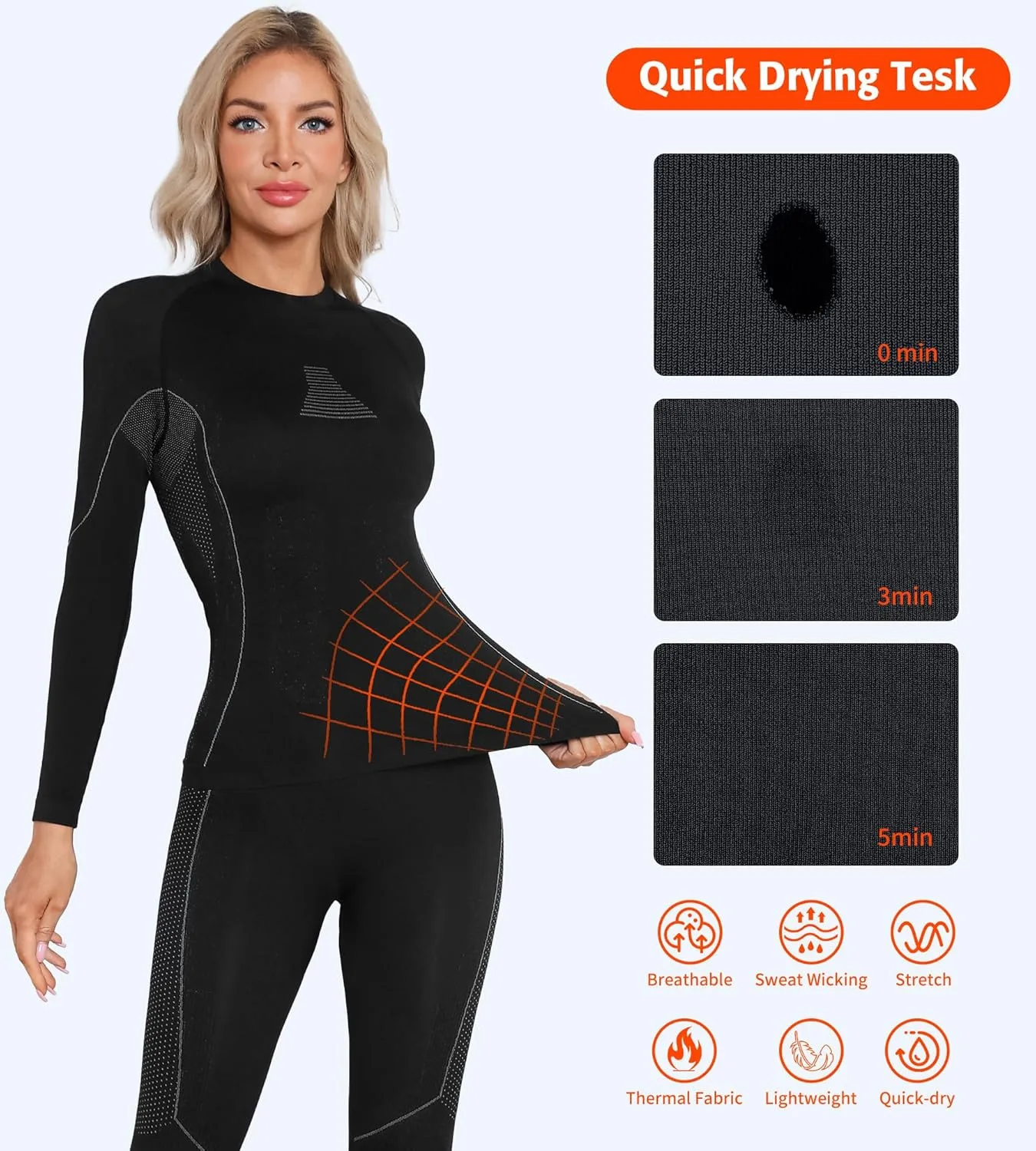 Anfilia женский комплект термобелья для лыж - Фотография_2