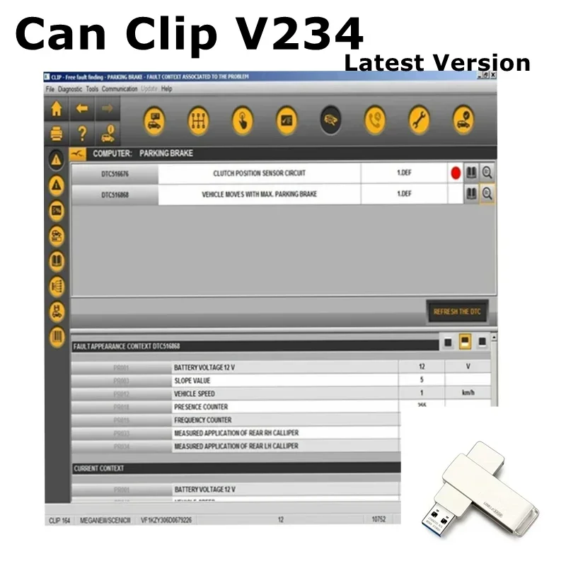 Can clip v234 последнее программное обеспечение + renolink 1