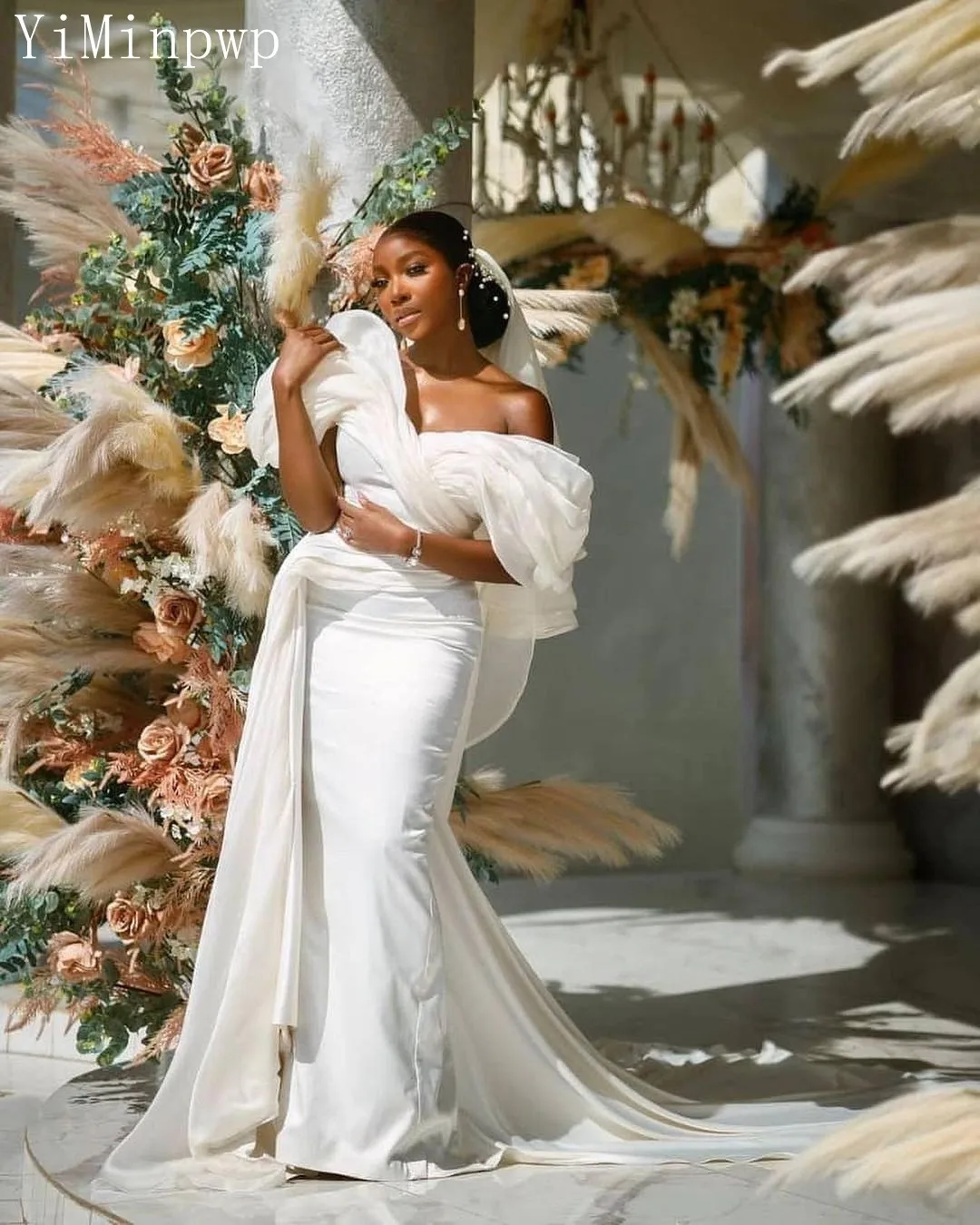 Африканские белые свадебные платья - Фотография_4