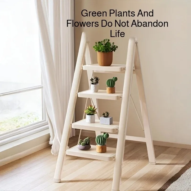 Multipurpose home ladder folding
