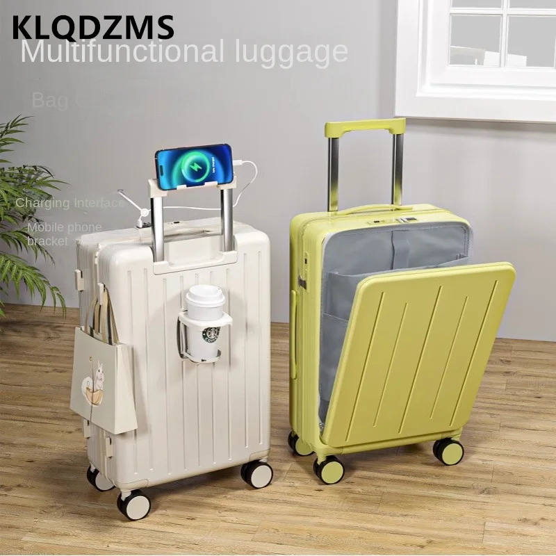 Klqdzms высококачественный чемодан с передним отверстием - Фотография_3
