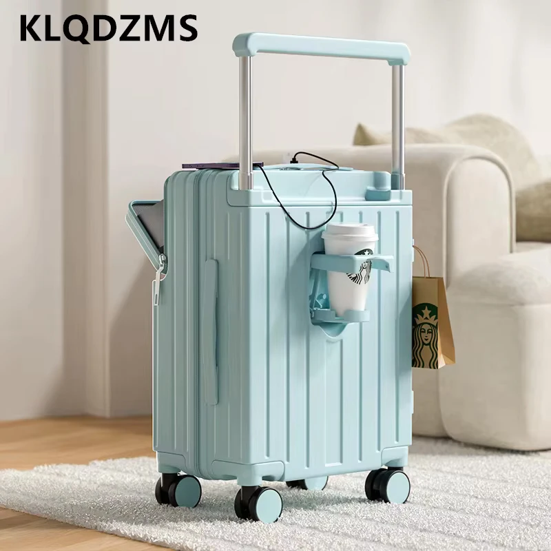 Klqdzms чемодан с зарядкой через usb - Фотография_4