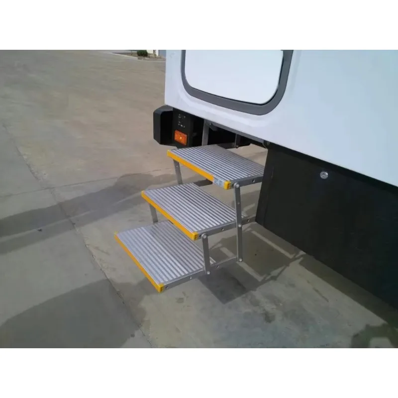 Ручная складная ступенька для автофургона из алюминиевого сплава - Фотография_4
