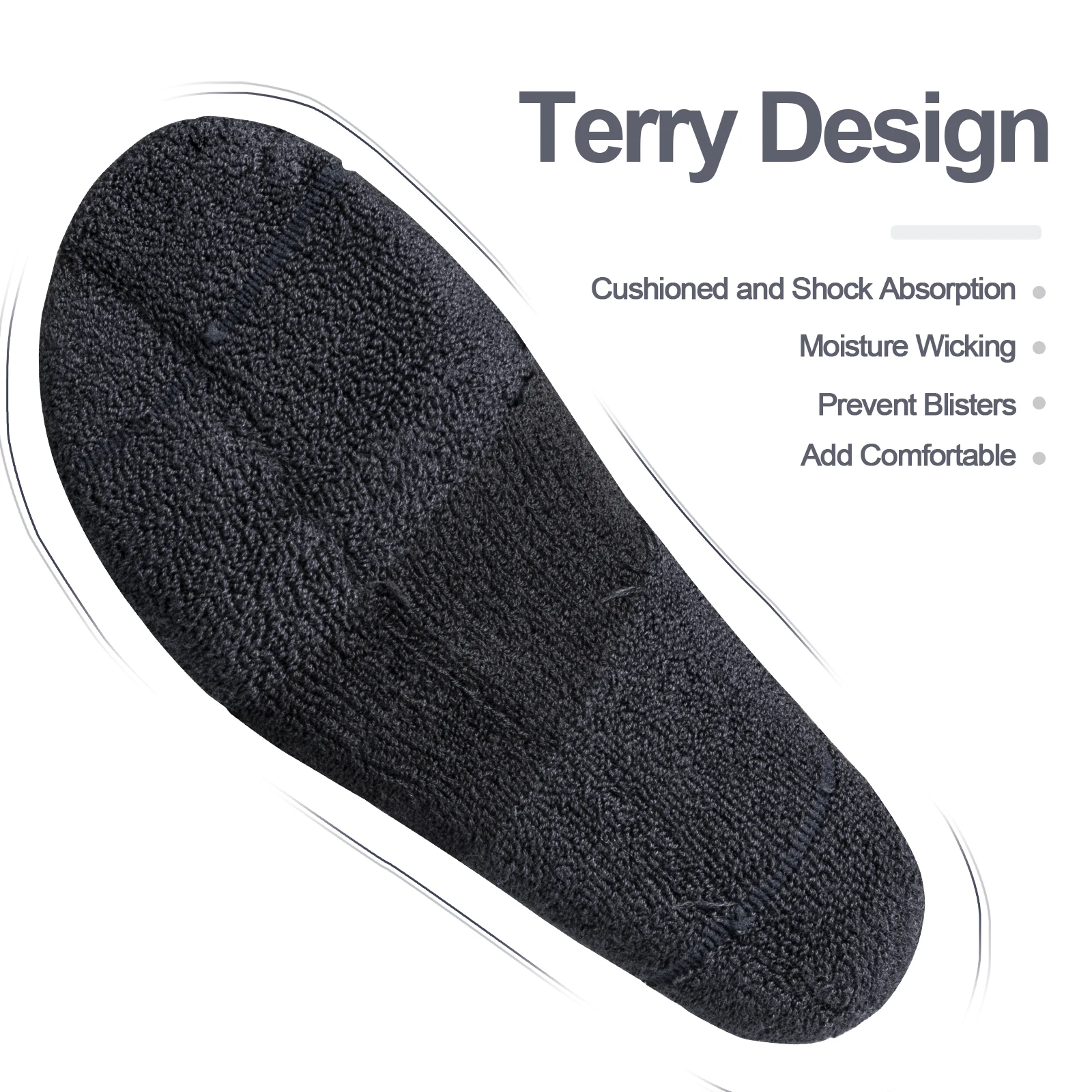 Yuedge мужские зимние теплые носки - Фотография_5