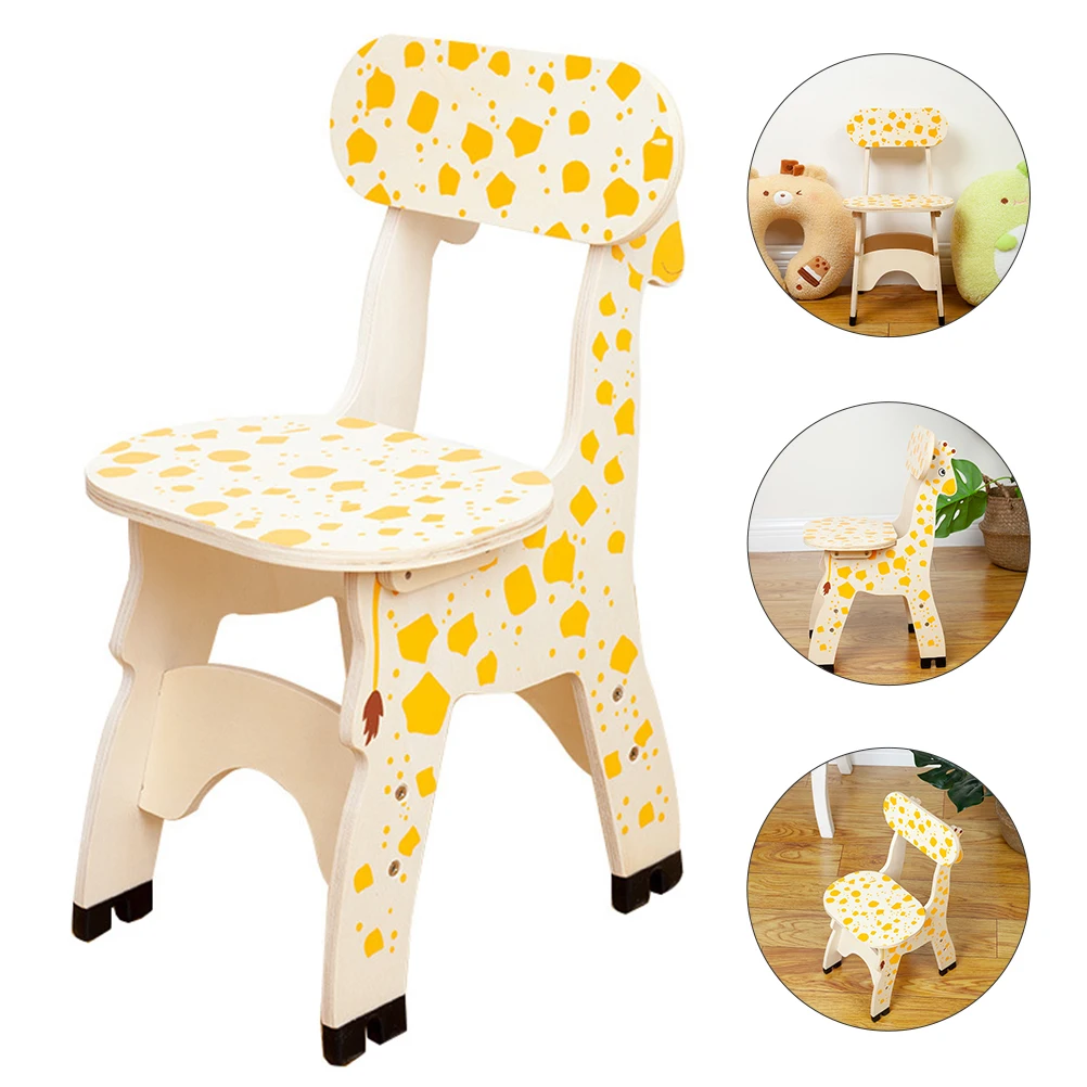 Деревянный стул-жираф