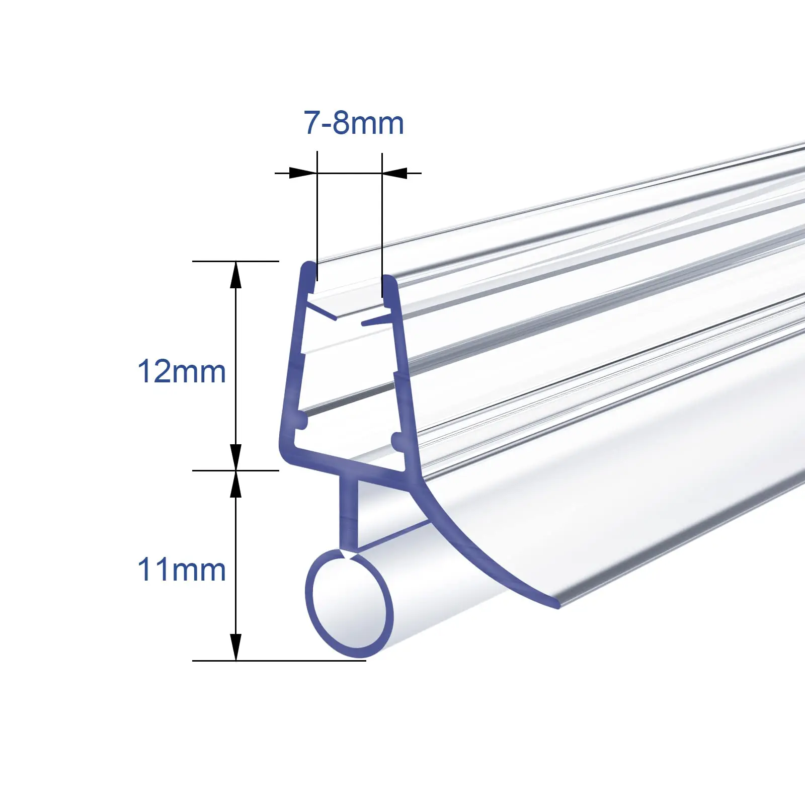 Уплотнительная лента для экрана душа 6/8/10 мм - Фотография_3