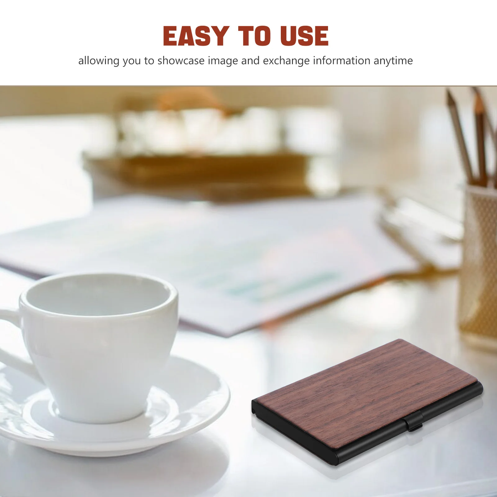 Деревянный бизнес-держатель - Фотография_4