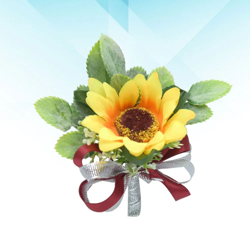 810 брошь с подсолнухом - Фотография_5