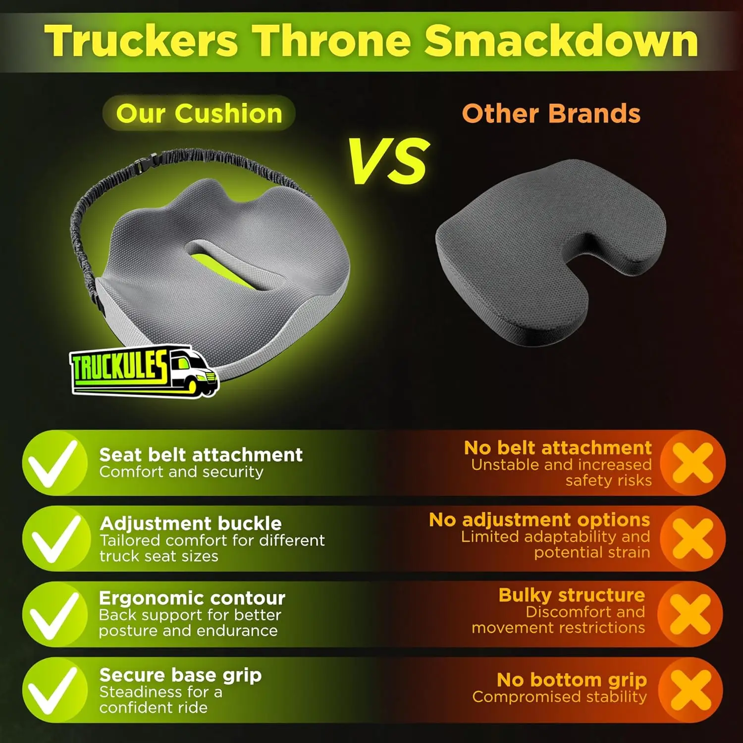 Подушка сиденья trucker из пены - Фотография_3