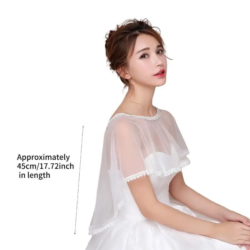 A52e деликатный кружевной шаль - Фотография_6