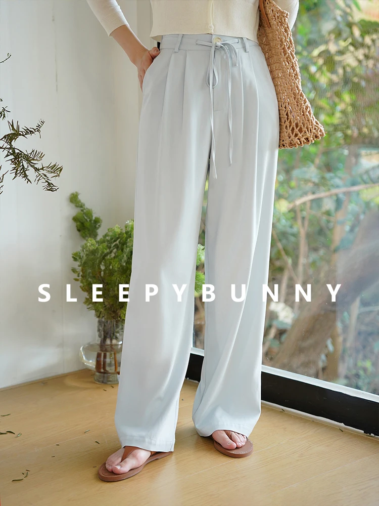 Широкие брюки с высокой талией - Фотография_4