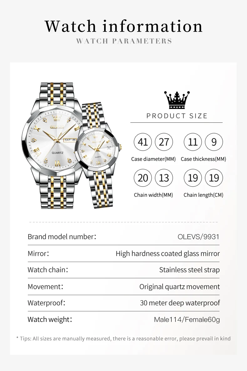 Olevs 9931 лучшие оригинальные - Фотография_6