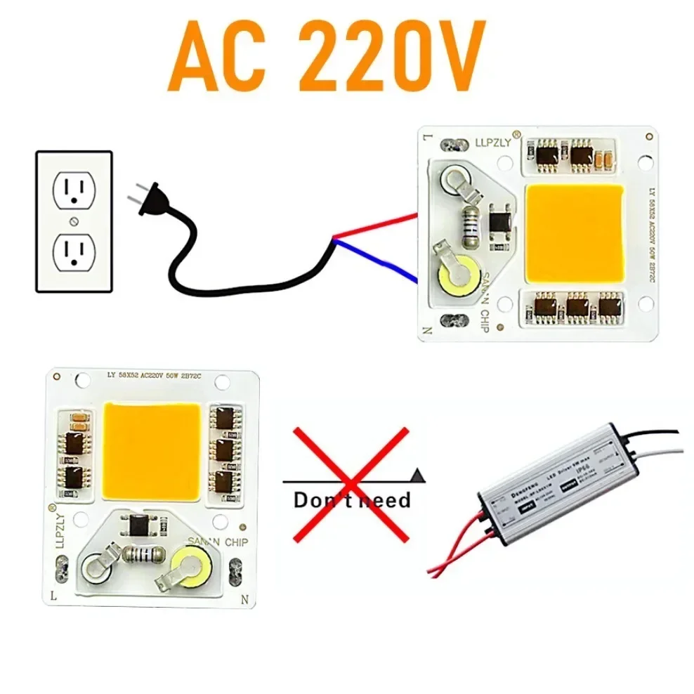 Cob источник света ac 220 в smart - Фотография_2