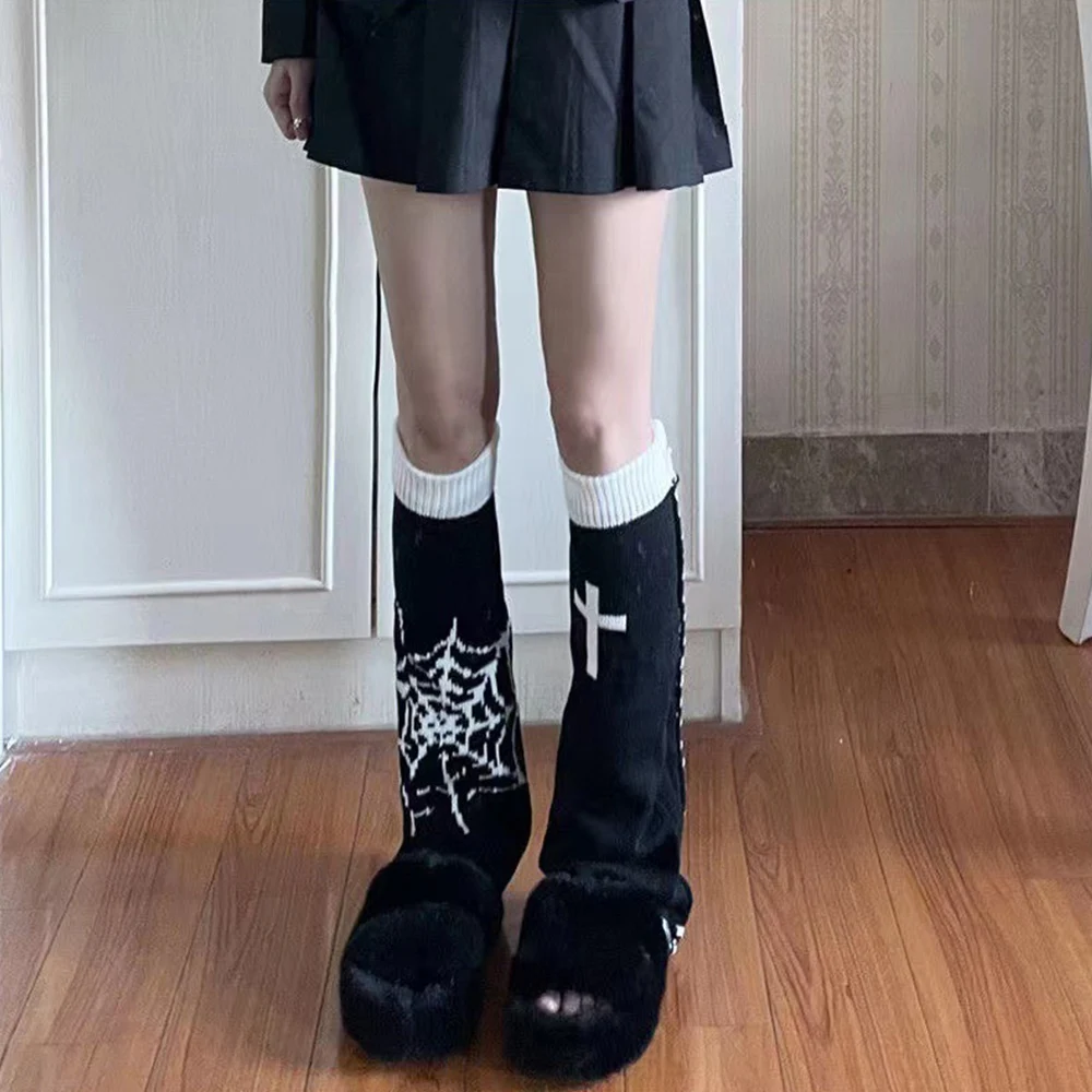 Новые вязаные носки y2k lolita sweet girl