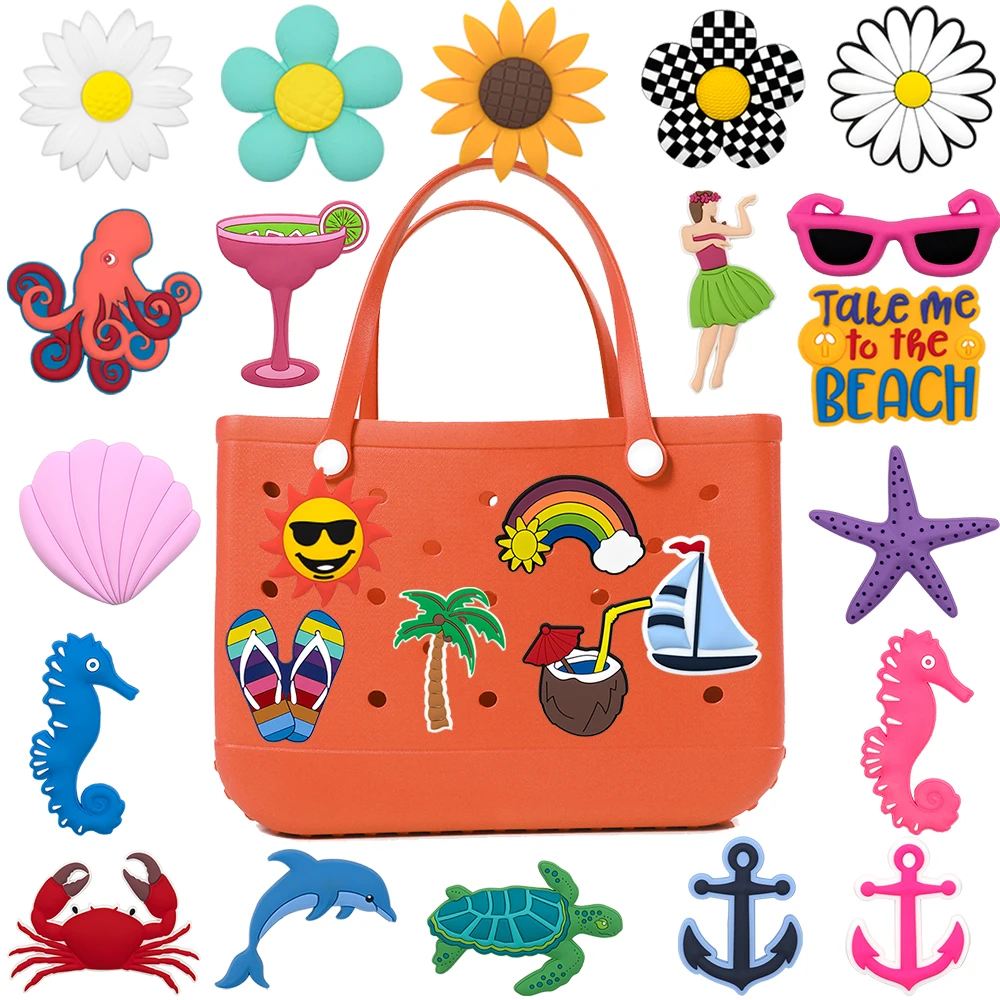 Женская сумка, подвески в пляжном стиле