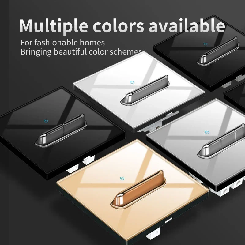 Настенный выключатель со стеклянной панелью - Фотография_2