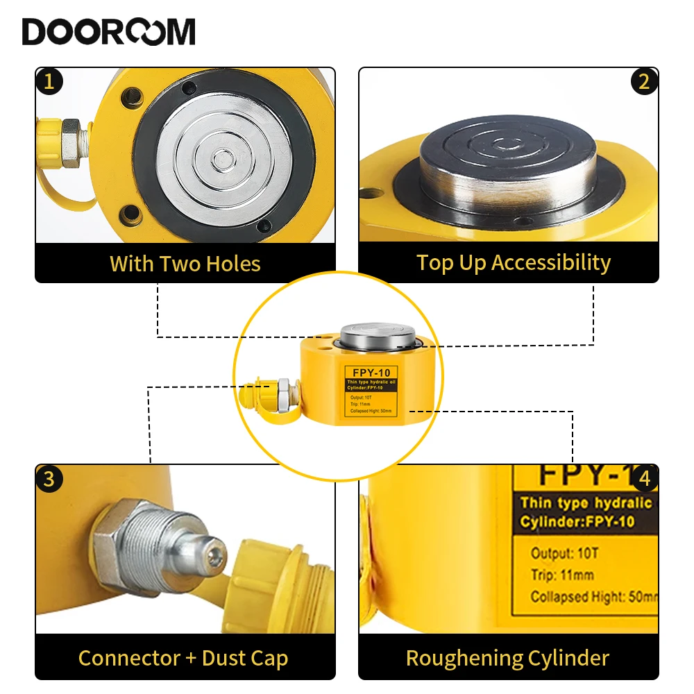 Гидравлический домкрат dooroom 10t - Фотография_3