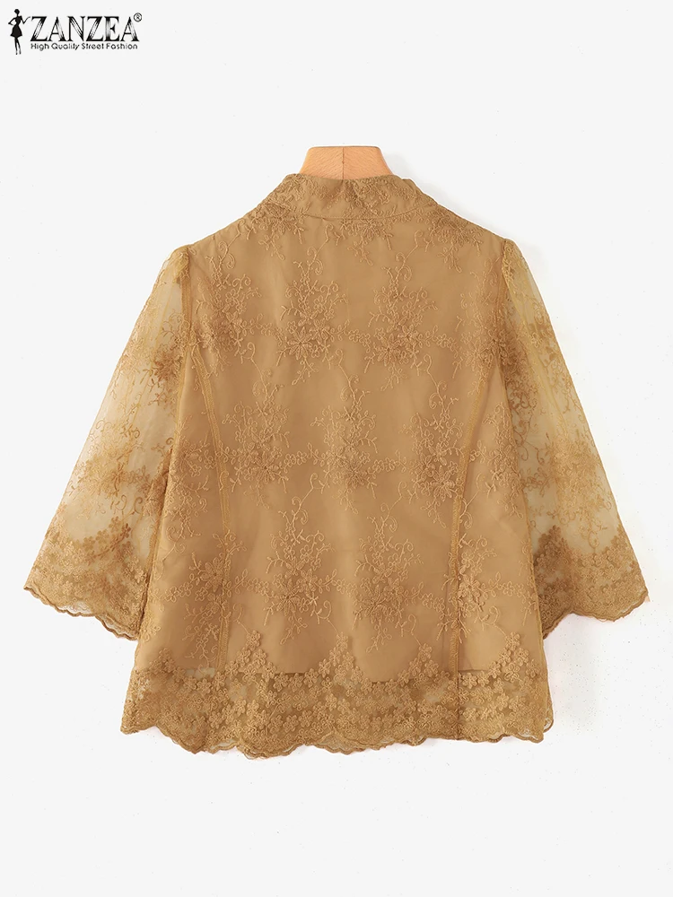 Zanzea, женские топы с рукавами 3/4 - Фотография_5