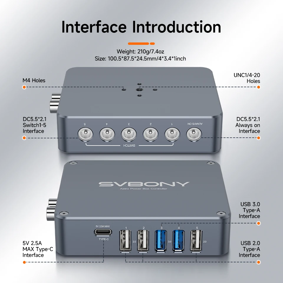 Контроллер мощности svbony sv241 pro astro usb3 - Фотография_5