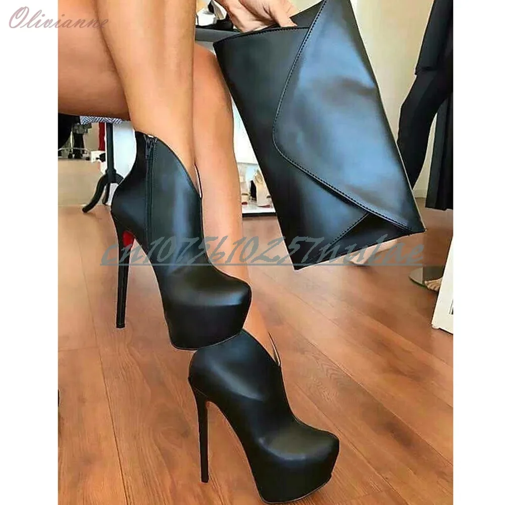 Популярные вечерние черные матовые