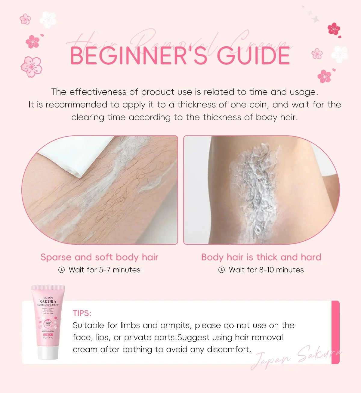 Крем для удаления волос сакура - Фотография_5