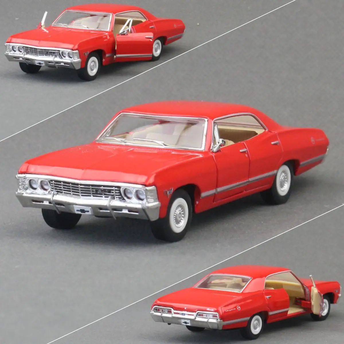 Kinsmart модель игрушечного автомобиля 1/43 chevrolet impala 1967 - Фотография_4