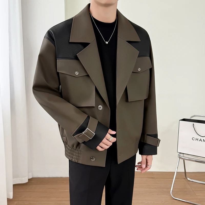 Осенне-зимняя мотоциклетная кожаная куртка - Фотография_3