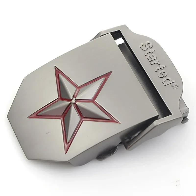 Модные мужские металлические пряжки для холщовых хлопковых ремней 3 - Фотография_6