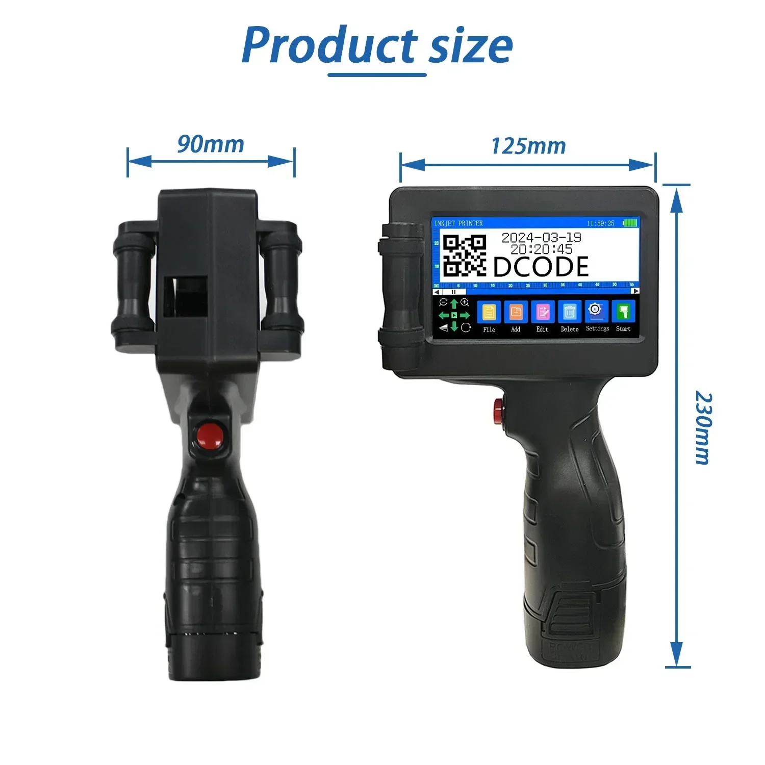 Портативные принтеры dcode 1755plus 12 - Фотография_5