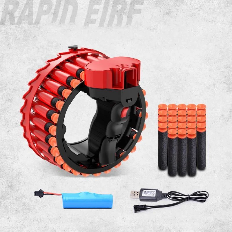 Пластиковый электрический мягкий пистолет-пуля - Фотография_5