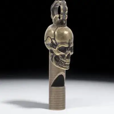 Медный свисток в форме черепа - Фотография_6