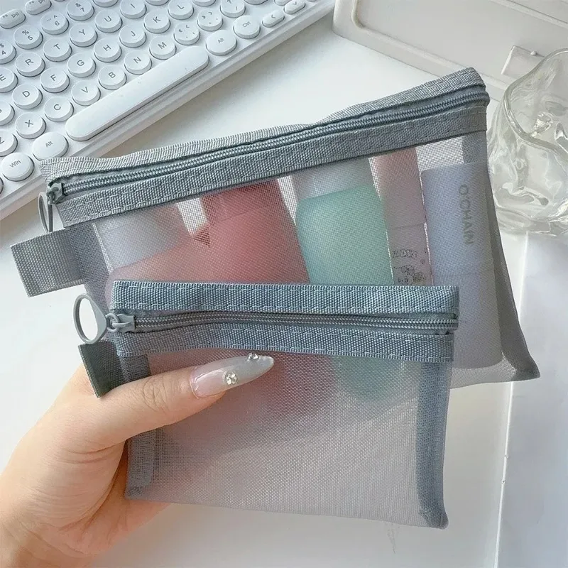 Сетчатые прозрачные косметички - Фотография_4