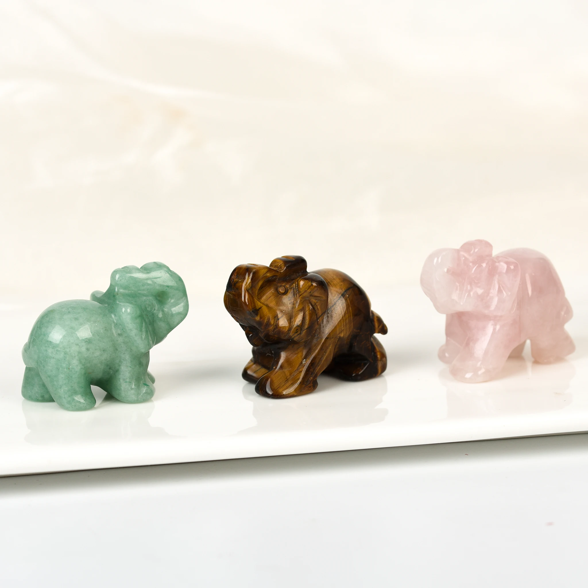 Хрустальная резьба в виде элефа для домашнего декора - Фотография_2