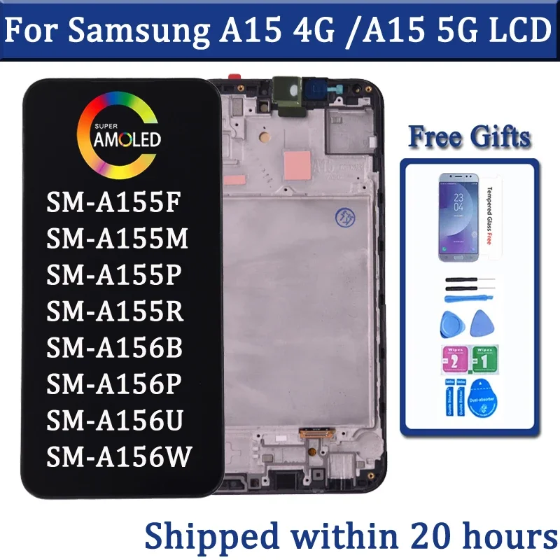 Amoled для samsung a15 4g sm-a155f