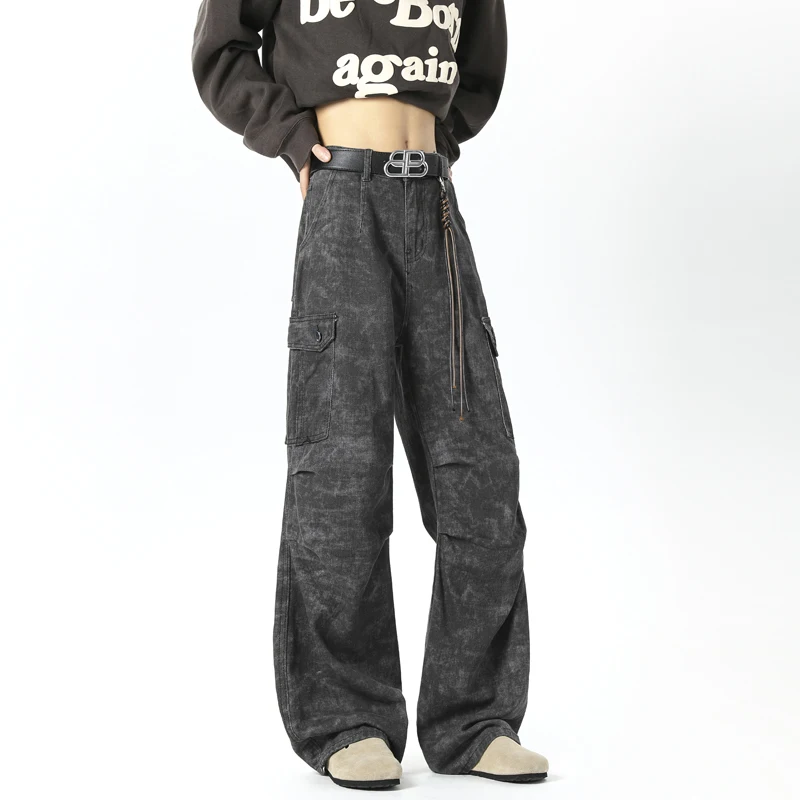 Джинсы marbling, брюки с большим - Фотография_2